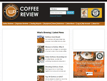 Tablet Screenshot of coffeereview.com